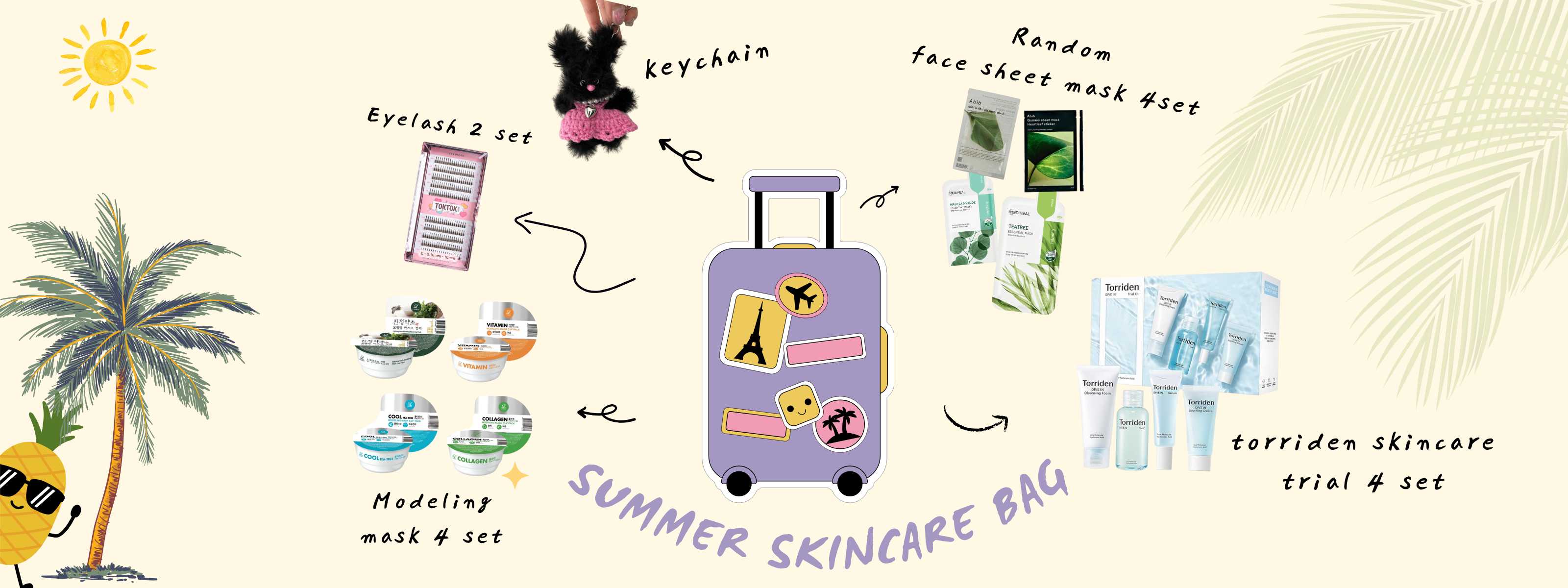 Summer Skincare bag