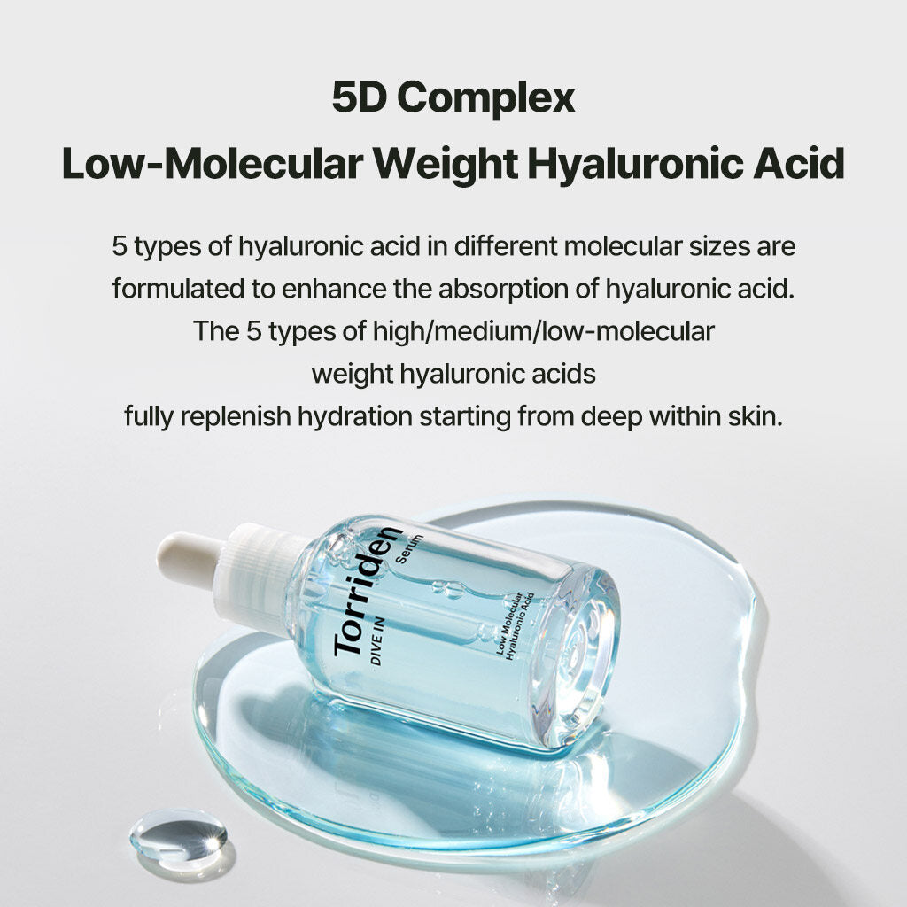 2025 [RENEWAL] Torriden Dive-in Low Molecule Hyaluronic Acid Serum 50ml
