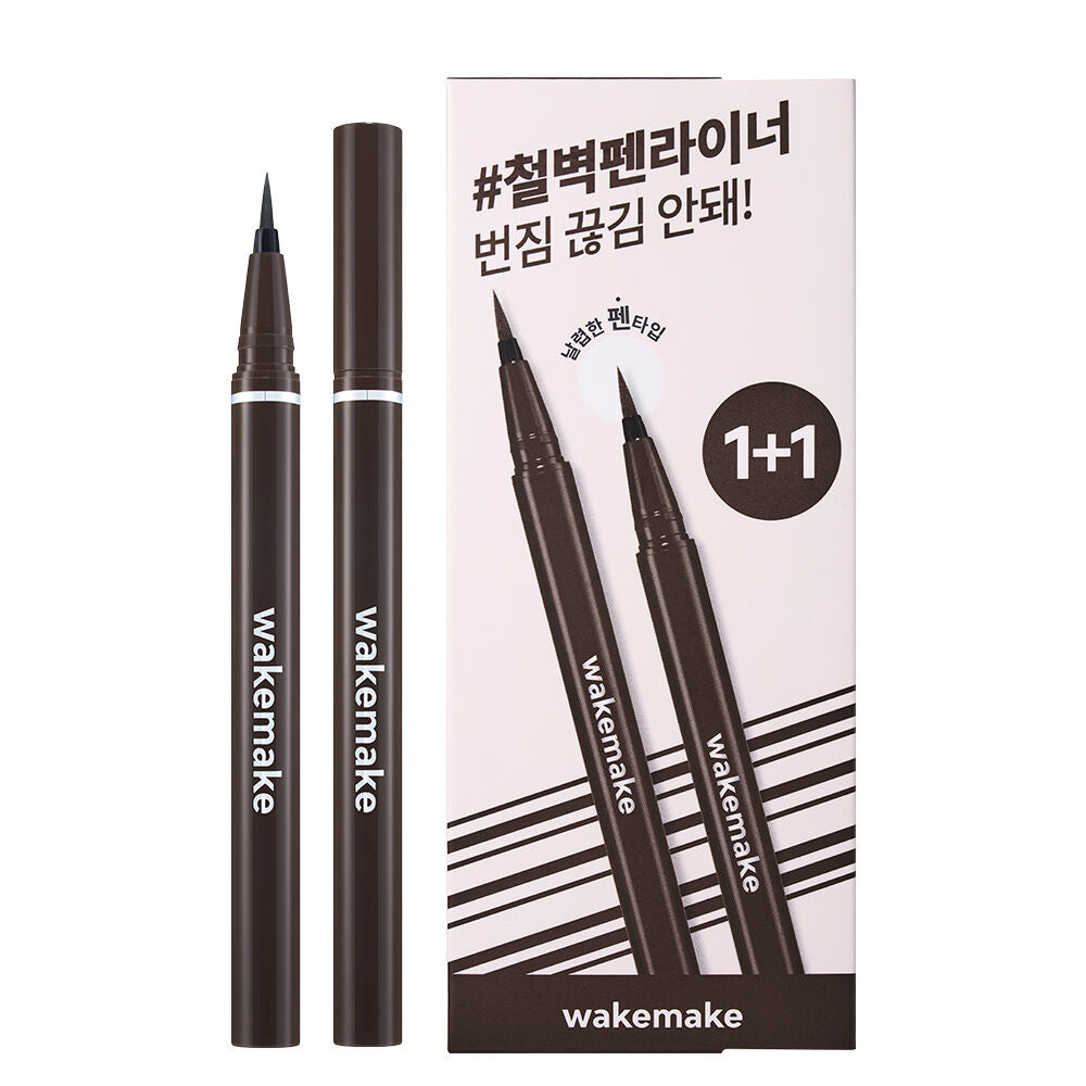 WAKEMAKE Any-Proof Pen Eyeliner 1+1 SET