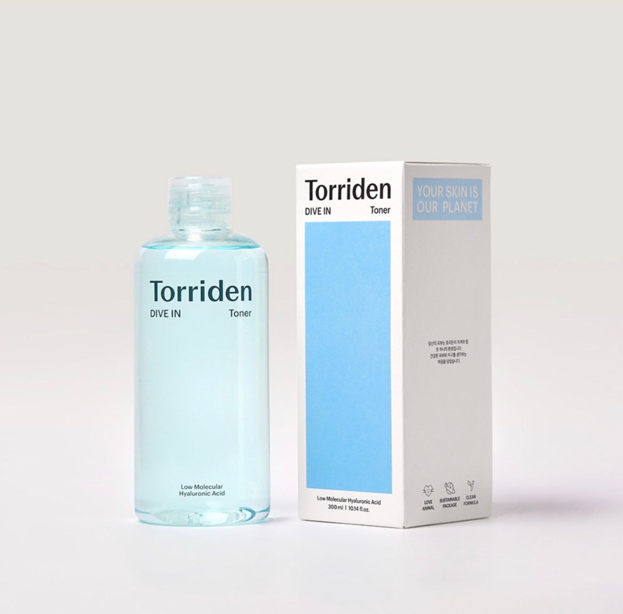 2025 [RENEWAL] Torriden Dive-in Low Molecule Hyaluronic Acid Toner 300ml