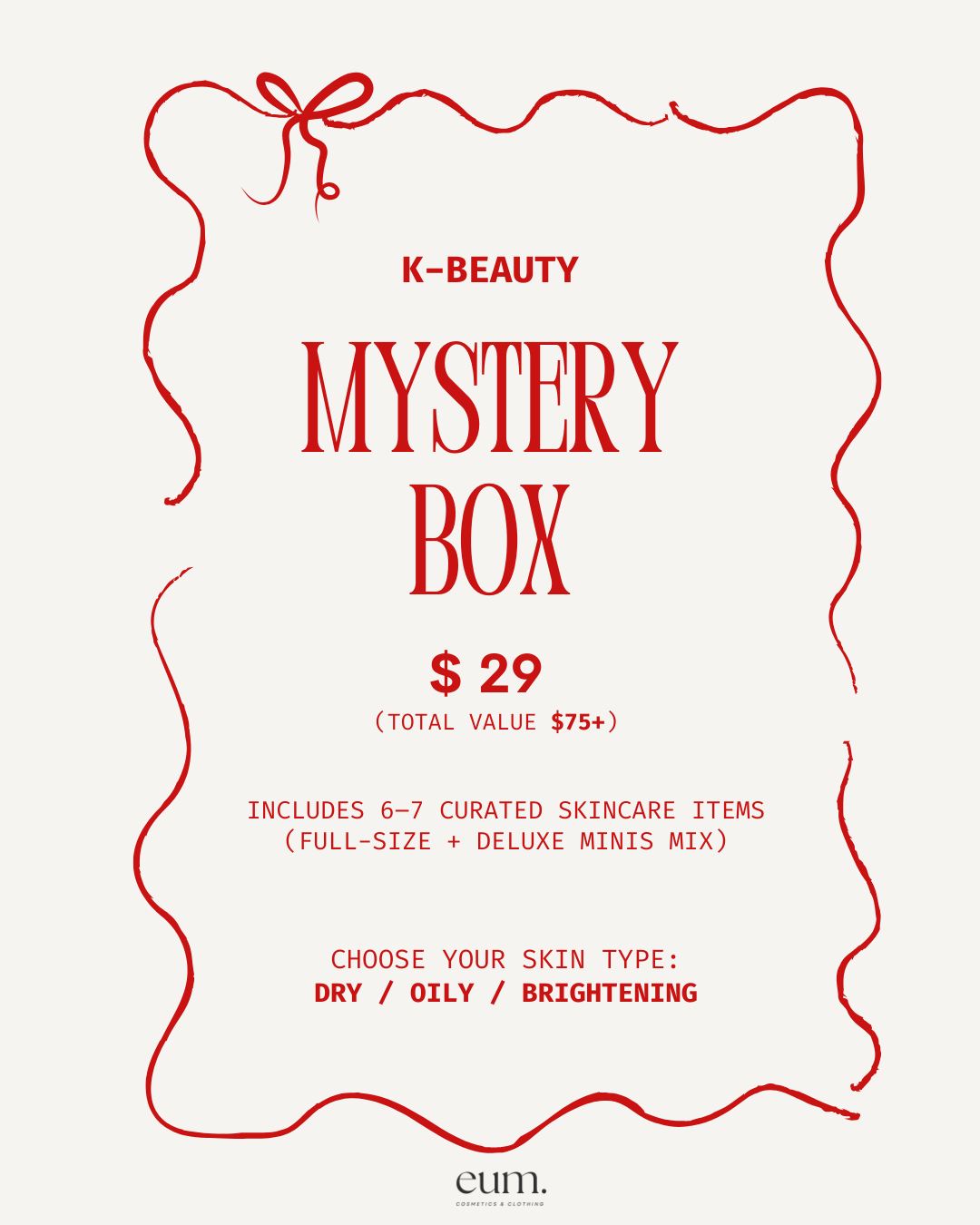 [LIMITED EDITION] $29 MYSTERY BOX