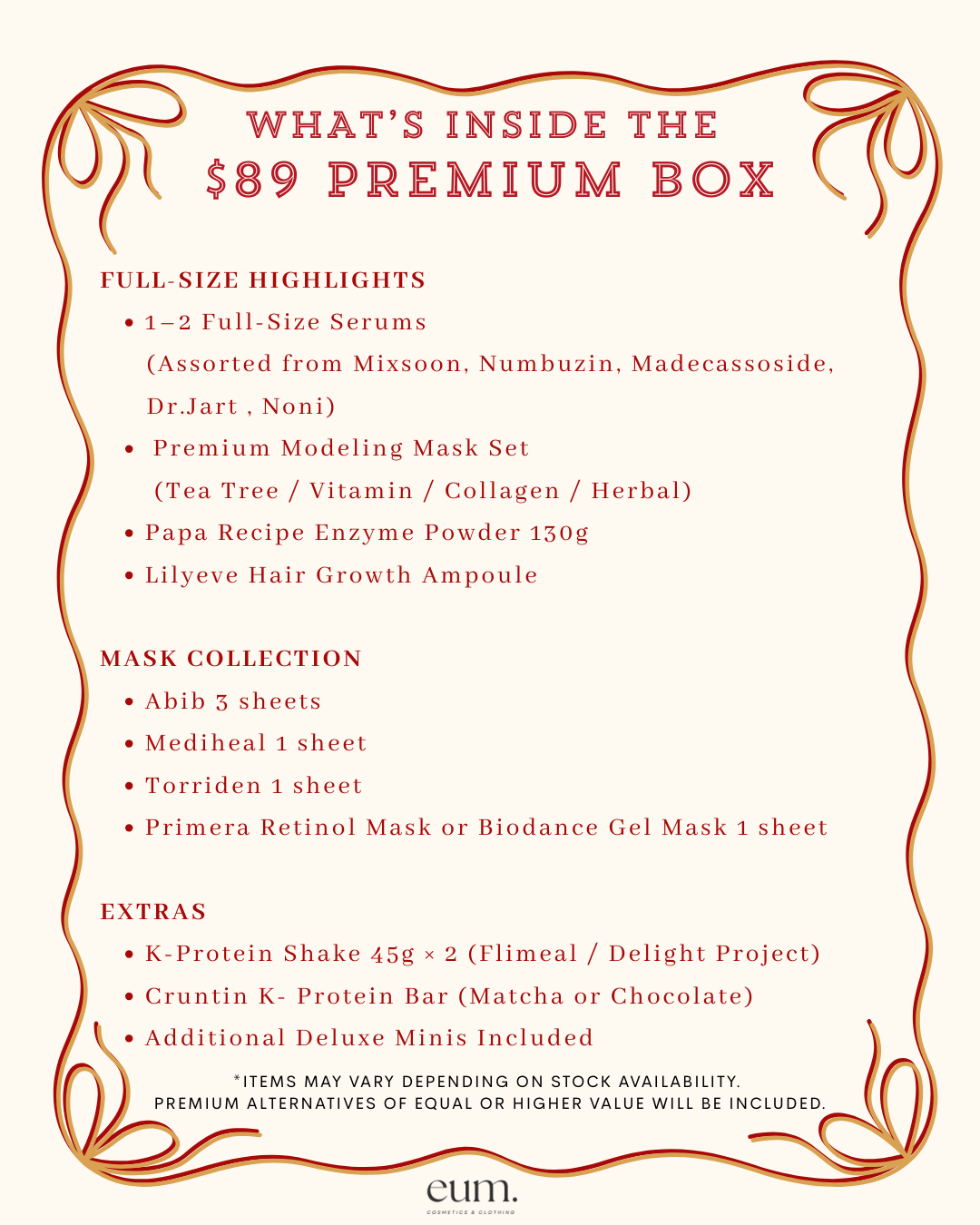 [LIMITED EDITION] $89 PREMIUM BOX