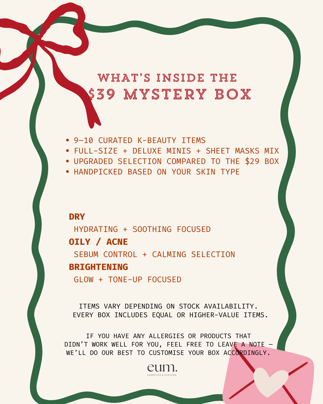 [LIMITED EDITION] $39 MYSTERY BOX
